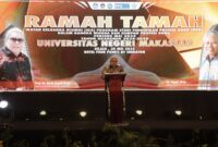 Rektor UNM dalam Sambutannya di Ramah Tamah PPG UNM, (Foto: Ist.)