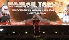 Rektor UNM dalam Sambutannya di Ramah Tamah PPG UNM, (Foto: Ist.)