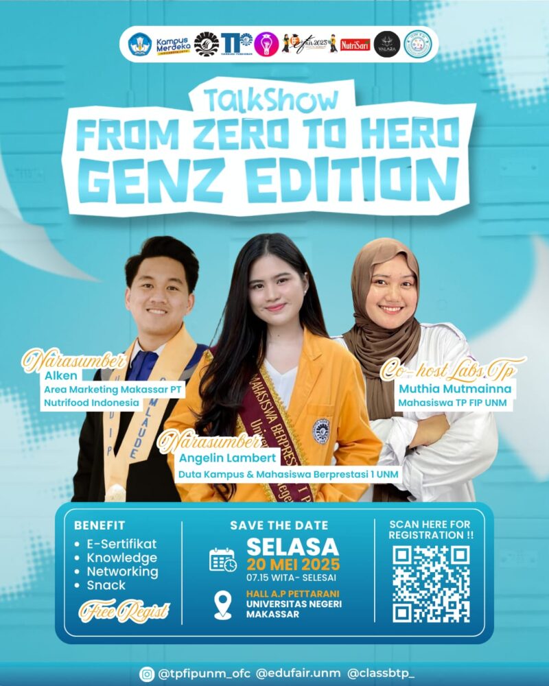 Pamflet TalkShow Edufair 2025, (Foto: Int.)