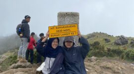 Potret Mahasiswa yang Healing dengan Mendaki Gunung, (Foto: Ist.)