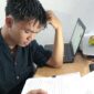 Potret mahasiswa saat dalam tekanan mengerjakan ujian dadakan (Foto : Florencya Alnisa Christin)