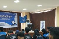 Sambutan Pembina UKM Olaraga UNM, (Foto: St. Masyita Rahmi.)