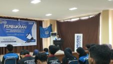 Sambutan Pembina UKM Olaraga UNM, (Foto: St. Masyita Rahmi.)