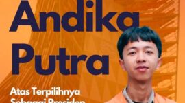 Flayer Ucapan Selamat Pada Presiden BEM FMIPA UNM, (Foto: Int)