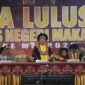 Potret Aslinda menghadiri acara wisuda reguler periode mei, (Foto: Dok. Profesi)