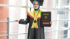 Potret Wisudawan Terbaik Fakultas Teknik Periode Mei, (Foto:Ist)