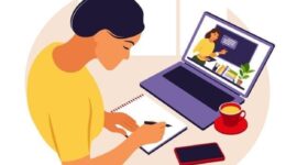 Ilustrasi Seseorang Belajar Dengan Santai Tanpa Tekanan, (Foto: Int.)
