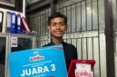 Potret Muhammad Iqbal Setelah Memenangkan Perlombaan Dinas Kota Makassar, (Foto: Ist.)