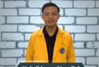 Pamflet ucapan selamat kepada Muh. Ikhwan Risqullah sebagai ketua Maperwa UNM, (Foto: Ist.)