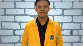 Pamflet ucapan selamat kepada Muh. Ikhwan Risqullah sebagai ketua Maperwa UNM, (Foto: Ist.)