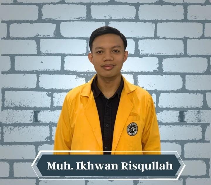 Pamflet ucapan selamat kepada Muh. Ikhwan Risqullah sebagai ketua Maperwa UNM, (Foto: Ist.)