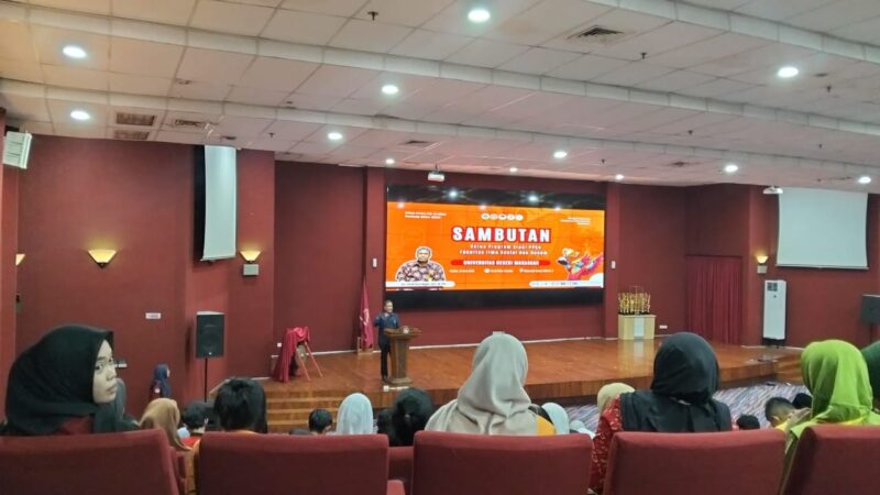 Potret Andi Aco Agus saat sambutan pembukaan Olimpiade Ppkn 9, (Foto: Dok. Profesi.)