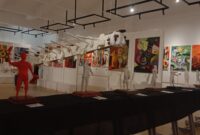 Suasana Pameran Patung dan Lukisan di Galeri Colli Pakue, (Foto: Ist.)