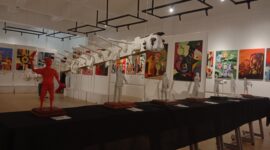 Suasana Pameran Patung dan Lukisan di Galeri Colli Pakue, (Foto: Ist.)