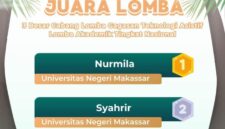 Pengumuman Juara Cabang lomba Gagasan Teknologi Asitif, (Foto: Ist.)