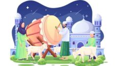 Ilustrasi Suasana Hari Raya Idul Adha, (Foto: Int.)