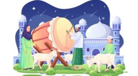 Ilustrasi Suasana Hari Raya Idul Adha, (Foto: Int.)