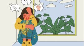 Ilustrasi seseorang yang melalukan perilaku self harm, (Foto: int.)