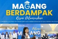 Pampflet Peluncuran Program Magang Berdampak, (Foto: Int.)