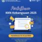 Poster KKN Kebangsaan 2025, (Foto: Int.)