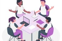 Ilustrasi mahasiswa aktif berorganisasi, (Foto: Int.)