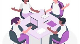 Ilustrasi mahasiswa aktif berorganisasi, (Foto: Int.)