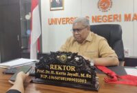 Karta Jayadi, Rektor Universitas Negeri Makassar (UNM). (Dok. Profesi)