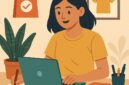 Ilustrasi Mahasiswa Sedang Menjalankan Usaha Kecil dari Rumah, (Foto: Int.)