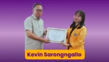 Flyer ucapan selamat kepada Kevin Sarongngallo, (Foto: Int.)