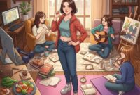 Ilustrasi Melakukan Kegiatan Positif Bersama, (Foto: AI.)
