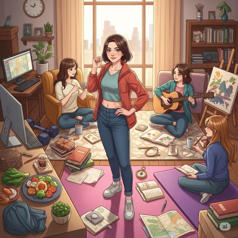 Ilustrasi Melakukan Kegiatan Positif Bersama, (Foto: AI.)