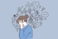 Ilustrasi seseorang sedang mengalami stress,(Foto: Int.)