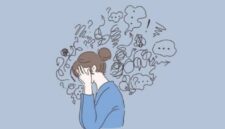Ilustrasi seseorang sedang mengalami stress,(Foto: Int.)