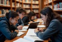 Ilustrasi Mahasiswa Belajar Bersama di Perpustakaan Kampus, (Foto: Int.)