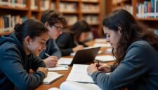 Ilustrasi Mahasiswa Belajar Bersama di Perpustakaan Kampus, (Foto: Int.)