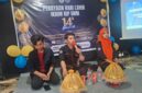 Sambutan dari Ketua Umum IKBIM KIP UNM Yudistiawan pada Pembukaan HARLAH Ke-14 (Foto: Humas IKBIM KIP UNM)