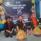 Sambutan dari Ketua Umum IKBIM KIP UNM Yudistiawan pada Pembukaan HARLAH Ke-14 (Foto: Humas IKBIM KIP UNM)