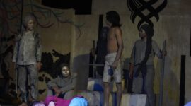 Pementasan Teater Dalam Acara Antama Balla, (Foto: Muh. Zaki Mubarak)