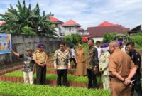 Foto Komandan Komando Resimen Menwa Indonesia saat Kunjungan Ketahanan Pangan Menwa, (Foto: Dok Profesi)