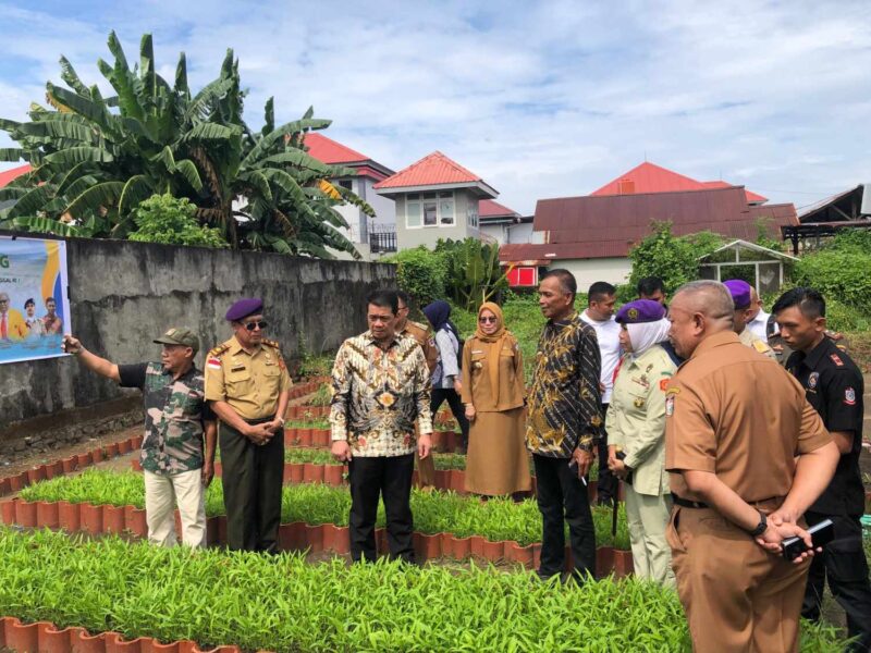 Foto Komandan Komando Resimen Menwa Indonesia saat Kunjungan Ketahanan Pangan Menwa, (Foto: Dok Profesi)