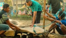 Proses penyembelihan hewan kurban di hari raya Idul Adha, (Foto: Int.)