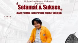 Flyer ucapan selamat kepada Wildan, (Foto : Int.)