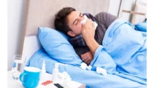 Foto seseorang yang sedang mengalami flu, (Foto: Int.)