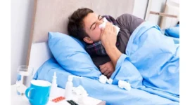 Foto seseorang yang sedang mengalami flu, (Foto: Int.)