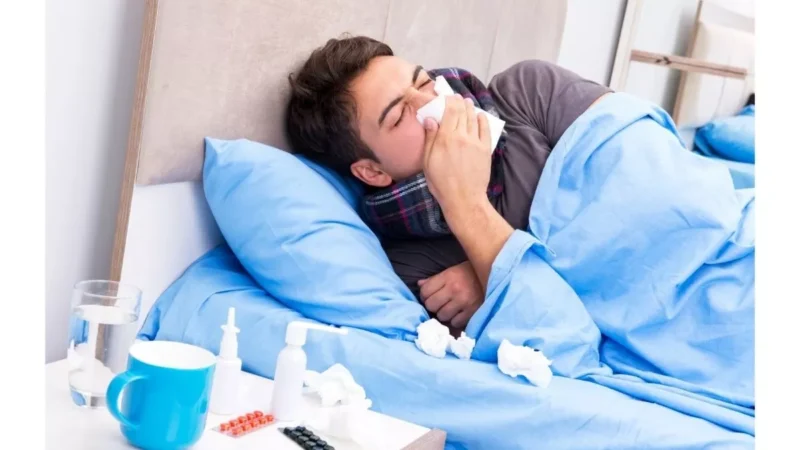 Foto seseorang yang sedang mengalami flu, (Foto: Int.)