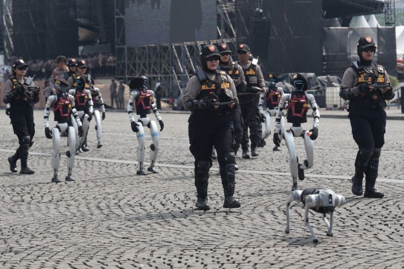 Potret robot polisi yang menjadi perbincangan akhir akhir ini, (Foto:Int.)