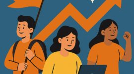 Ilustrasi produktivitas mahasiswa baru dimasa kuliah, (Foto: AI)