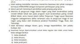 Persyaratan Umum Pendaftaran Beasiswa Unggulan, (Foto: Int.)