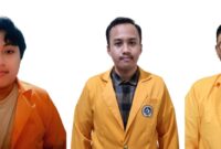 Potret tiga mahasiswa pengembang website codetrack, Foto: (Ist.)