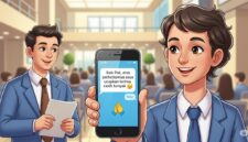 Ilustrasi  isi chat ya sopan dari mahasiswa kepada dosen, (Foto: AI)